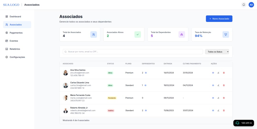 associates screenshot